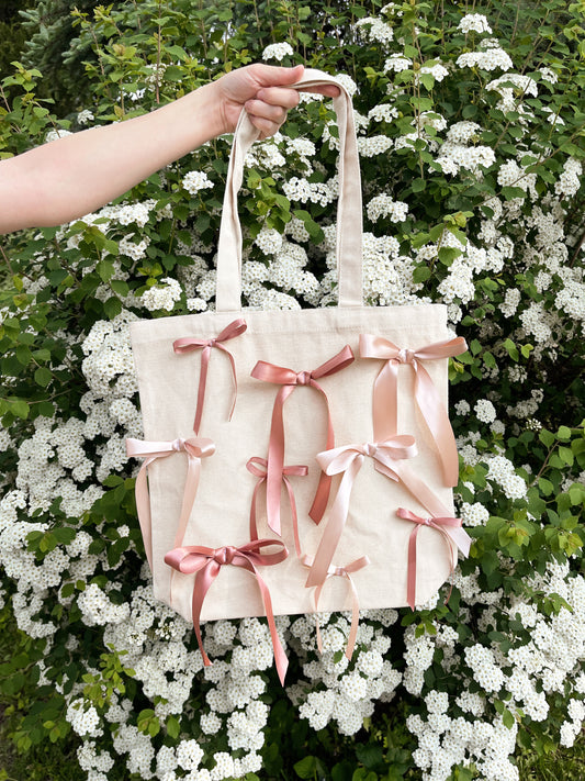 *secret garden* bow tote