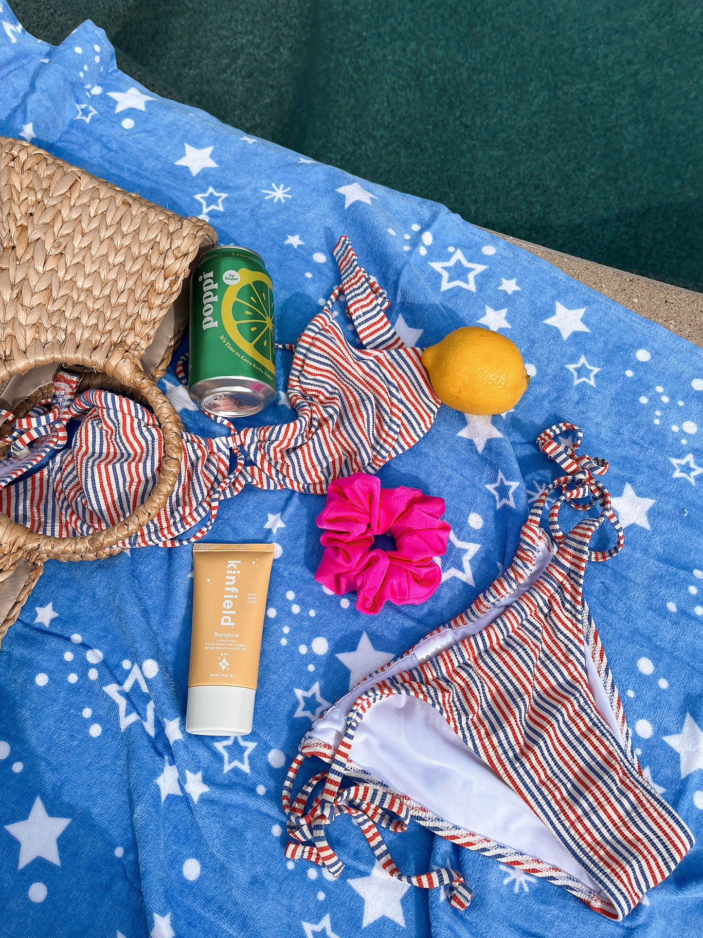 HI BARBIE! SWIM SCRUNCHIE