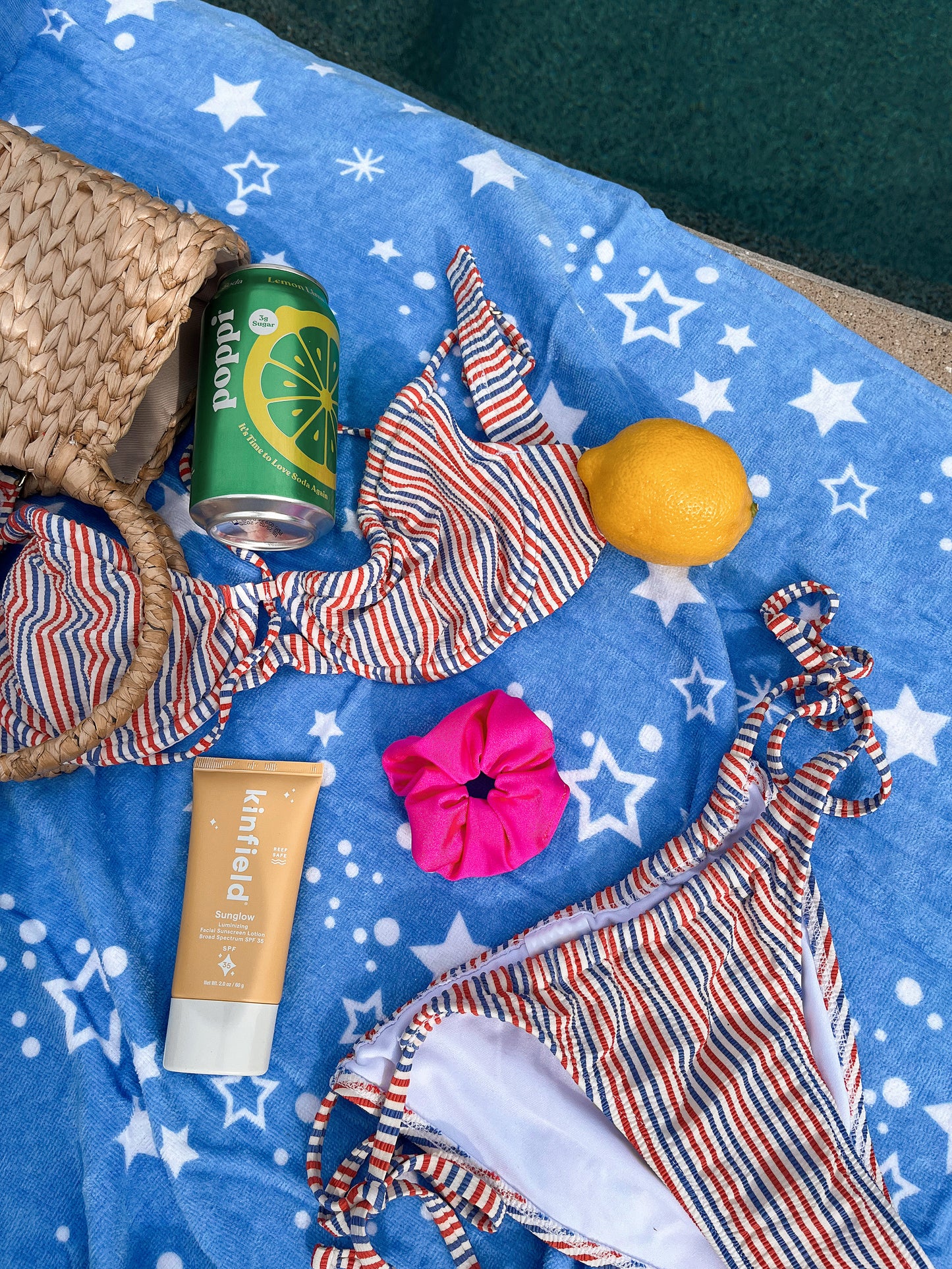 HI BARBIE! SWIM SCRUNCHIE